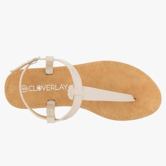 Women's T Strap - Flat Flip Flops Sandals - Picture 3 of 4